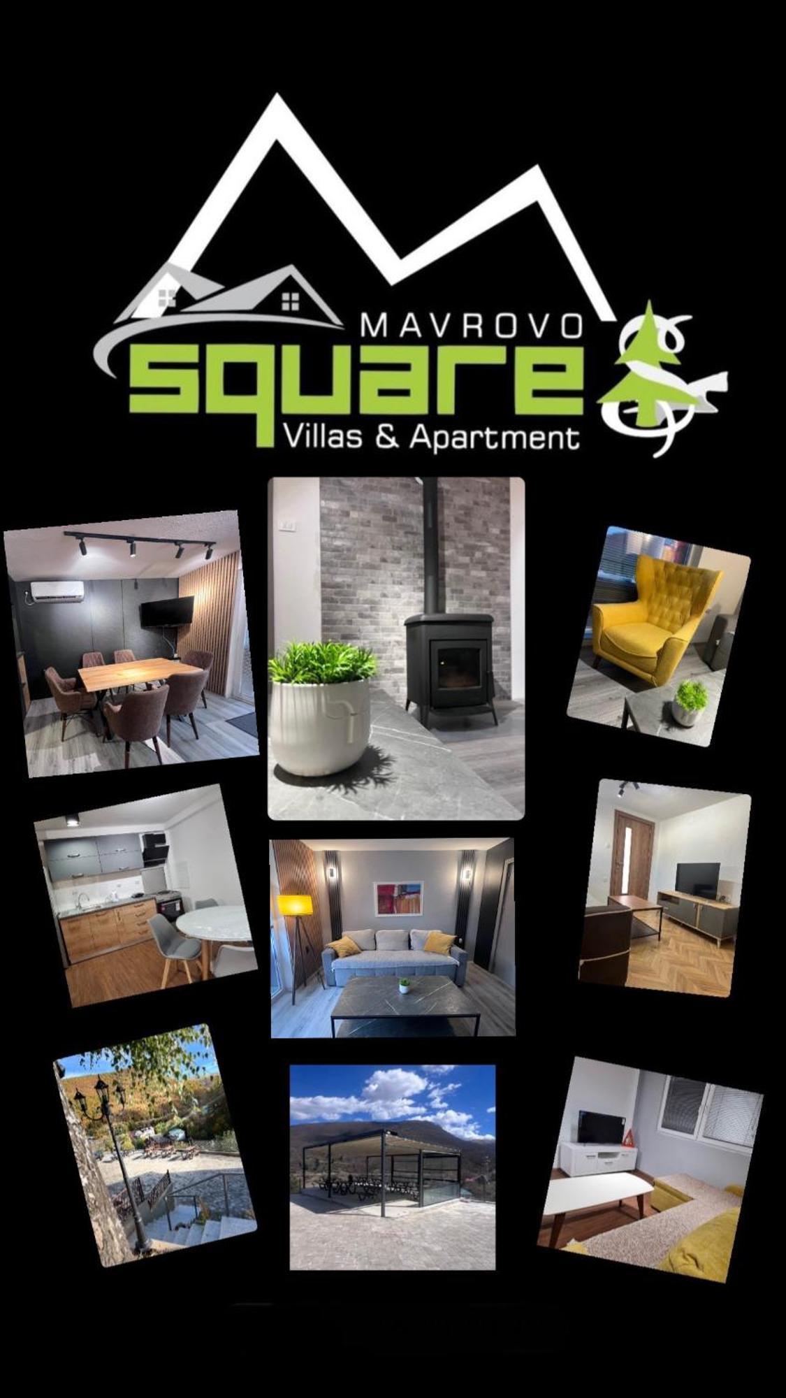 Mavrovo Square " Villas & Apartment " Bagian luar foto